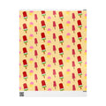 Festive Popsicle & Stocking Wrapping Paper Roll — Holiday Gift Wrap