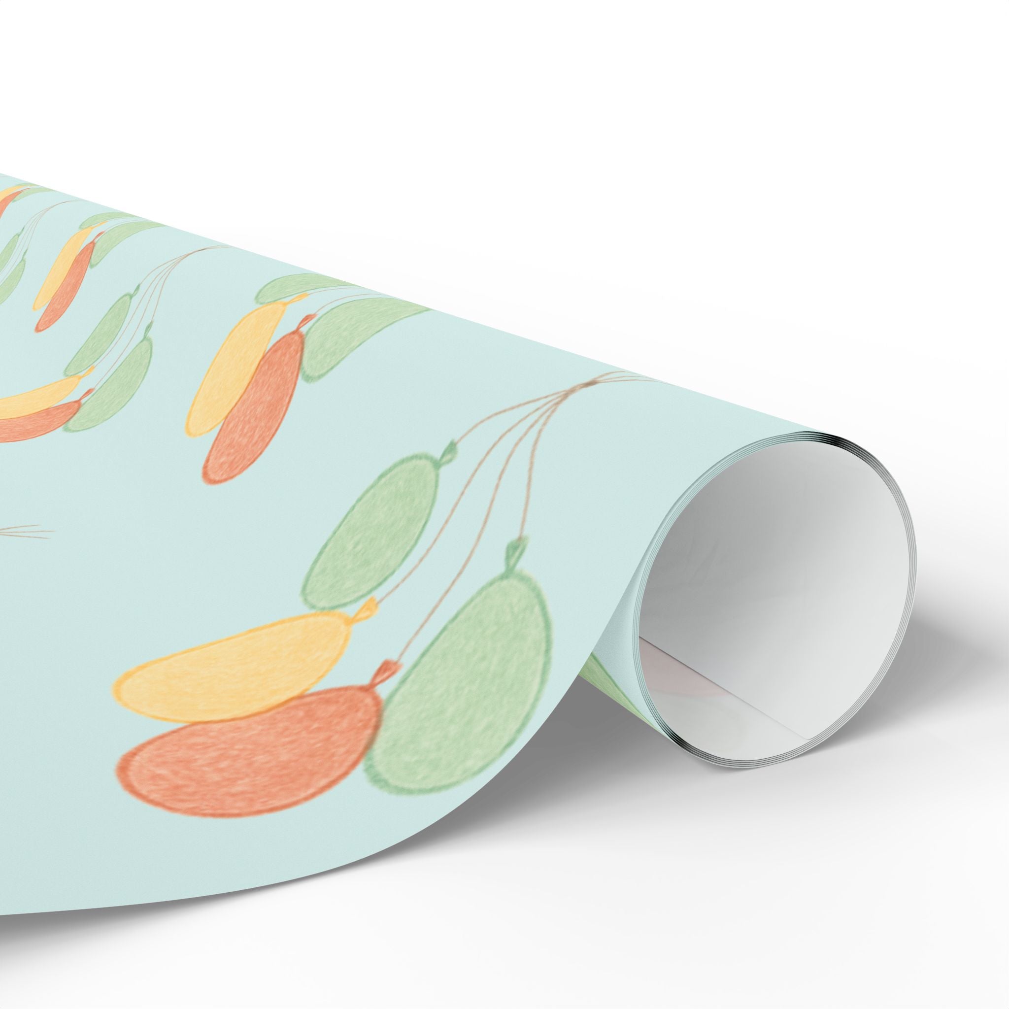 Birthday Balloon Pattern Wrapping Paper Roll – Pastel Party Gift Wrap
