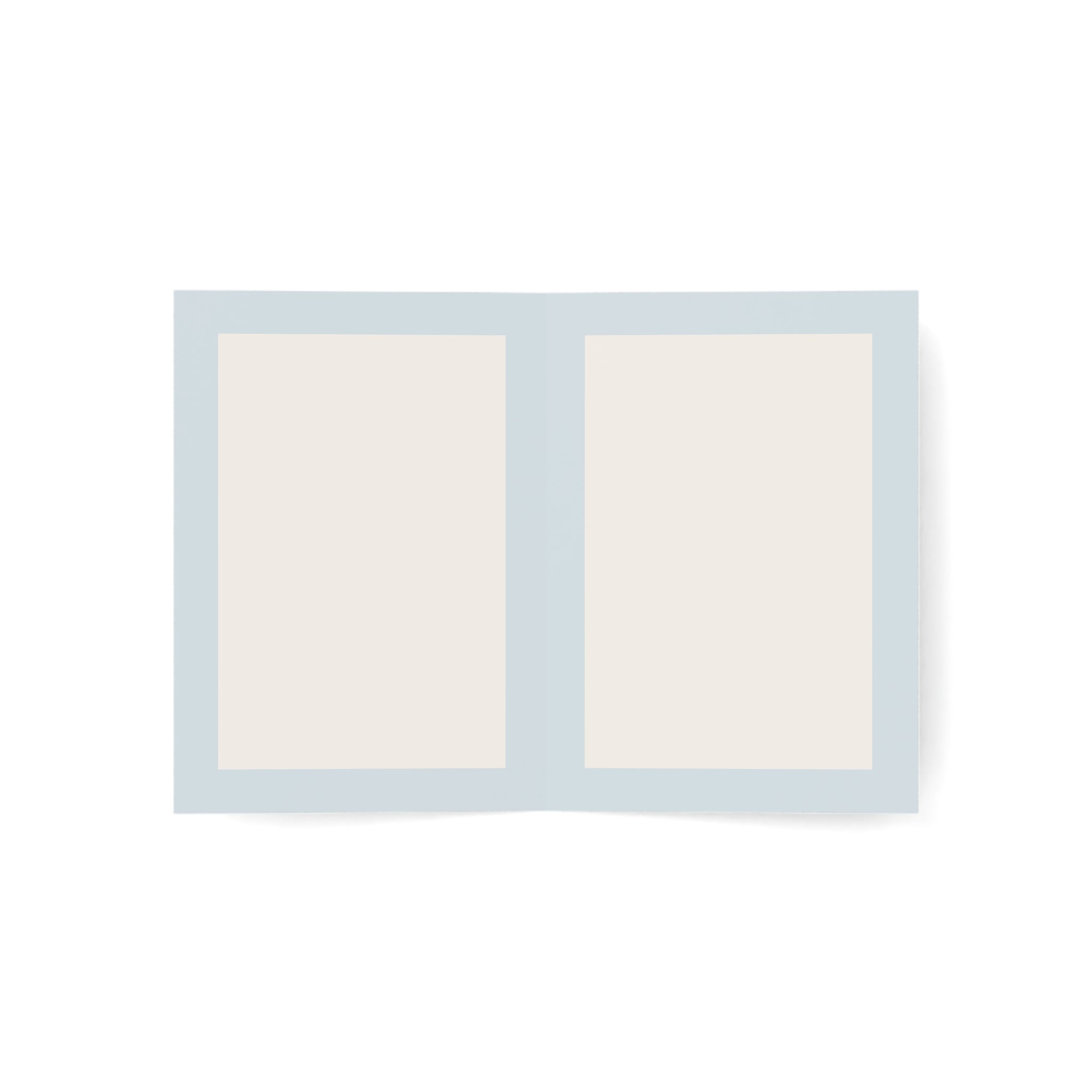 Blue Plaid Floral "Happy Birthday" Greeting Cards — Pack of 1/10/30/50